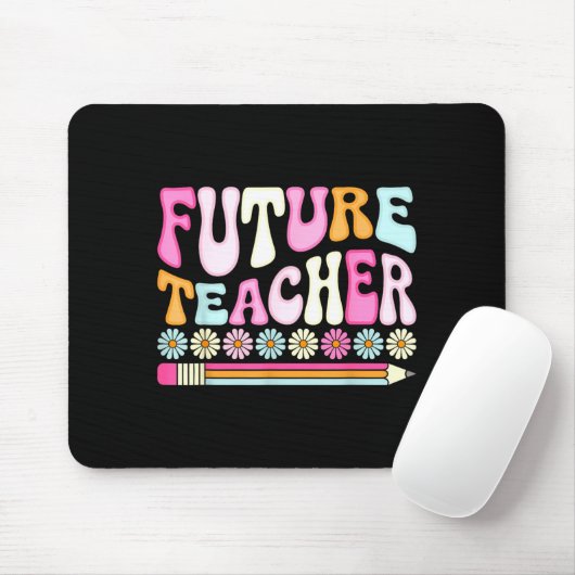Groovy Future Teacher Student Graduation Teacher I Muismat (Met muis)