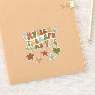 Groovy Fysiotherapie is mijn Vibe Sticker, PT Sticker