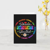 Groovy Gedrag Interventie Specialist Terug naar sc Kaart (Gele Bloem)