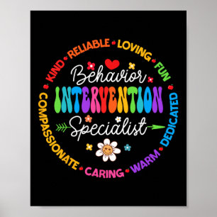 Groovy Gedrag Interventie Specialist Terug naar sc Poster