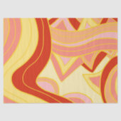Groovy Geeltinten Tissuepapier (Voorkant)