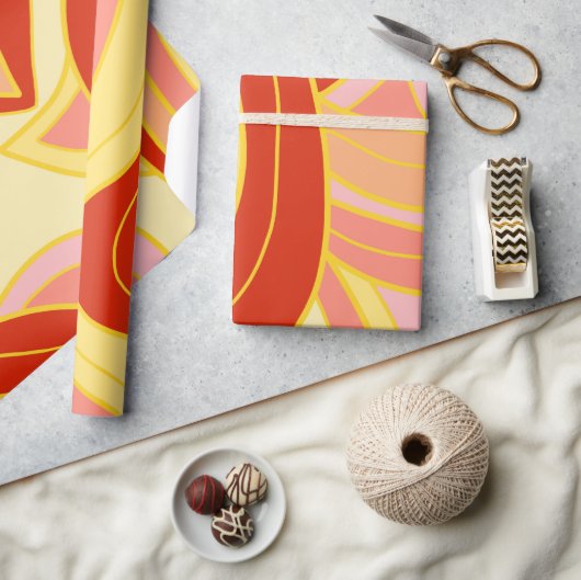 Groovy Geeltjes Cadeaupapier (Crafts)