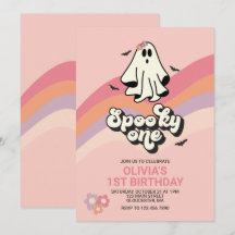groovy Geest retro Halloween Spooky Eén Verjaardag