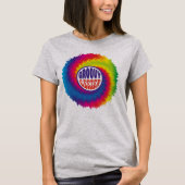 Groovy geezer boomer hippie 60s tie dye t-shirt (Voorkant)