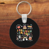 Groovy gelooft dat je testdag je best doet sleutelhanger (Voorkant)