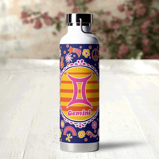 Groovy Gemini Custom Waterfles