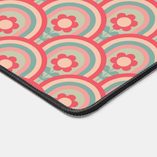 Groovy Geometric Floral Bureaumat (Hoek)