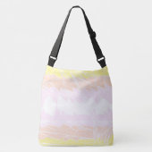 Groovy Geometrisch Abstract Pangender Pride Vlag Crossbody Tas (Voorkant)