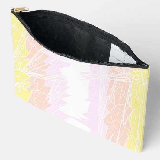 Groovy Geometrisch Abstract Pangender Pride Vlag Etui (Open)