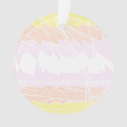 Groovy Geometrisch Abstract Pangender Pride Vlag Ornament (voorkant)