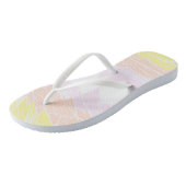 Groovy Geometrisch Abstract Pangender Pride Vlag Teenslippers (Schuin)