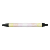 Groovy Geometrisch Abstract Pangender Pride Vlag Zwarte Inkt Pen (Voorkant)