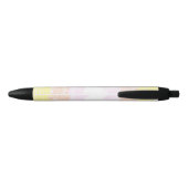 Groovy Geometrisch Abstract Pangender Pride Vlag Zwarte Inkt Pen (Achterkant)