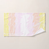 Groovy Geometrisch Abstracte Pangender Pride Vlag Handdoek (Handdoek)
