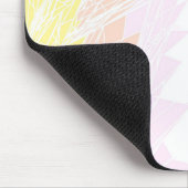 Groovy Geometrisch Abstracte Pangender Pride Vlag Muismat (Hoek)