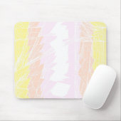 Groovy Geometrisch Abstracte Pangender Pride Vlag Muismat (Met muis)