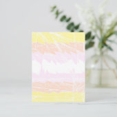 Groovy Geometrische Abstracte Pangender Pride Vlag Briefkaart (Staand voorkant)