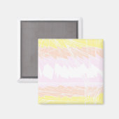 Groovy Geometrische Abstracte Pangender Pride Vlag Magneet (Voorkant / Achterkant)