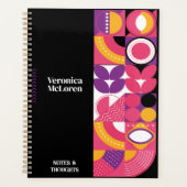 Groovy Geometry Planner 2026 – Aangepast DIY-ontwe (Voorkant)
