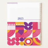 Groovy Geometry Planner 2026 – DIY Aangepast ontwe (Achterkant)
