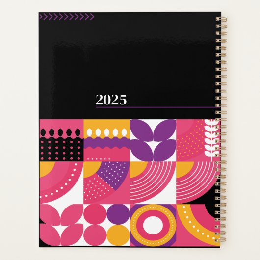 Groovy Geometry Planner: DIY Uw gepersonaliseerde Planner (Achterkant)