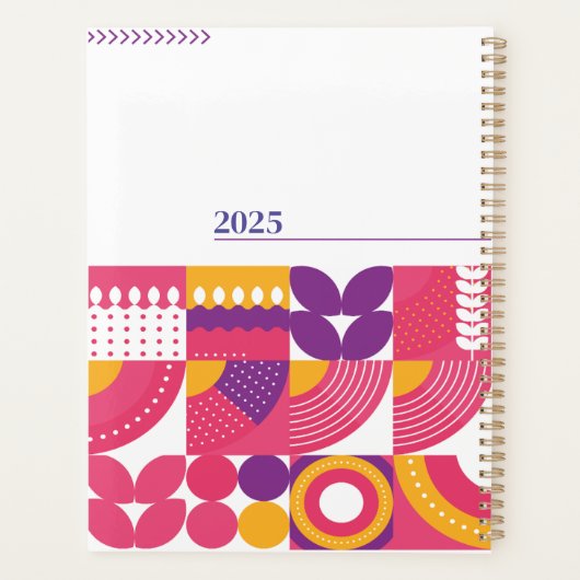 Groovy Geometry Planner: DIY Uw gepersonaliseerde Planner (Achterkant)