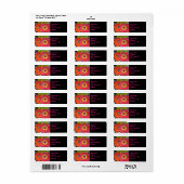 Groovy Gerbera Daisy Label (Full Sheet)