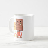 Groovy Getrouwd Pannenkoek Chocolade Liefde Koffiemok (Voorkant links)