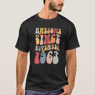 Groovy Geweldige sinds november 1963, 59e Retro T-shirt