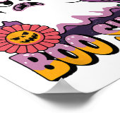 Groovy Ghost Dit is een boekenblad Funny Halloween Poster (Hoek)