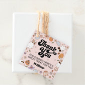 Groovy Ghost Halloween Party Dank u Bedankjes Labels (In situ)