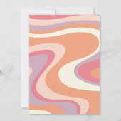 Groovy Ghost Spooky One Halloween Birthday Kaart (Achterkant)