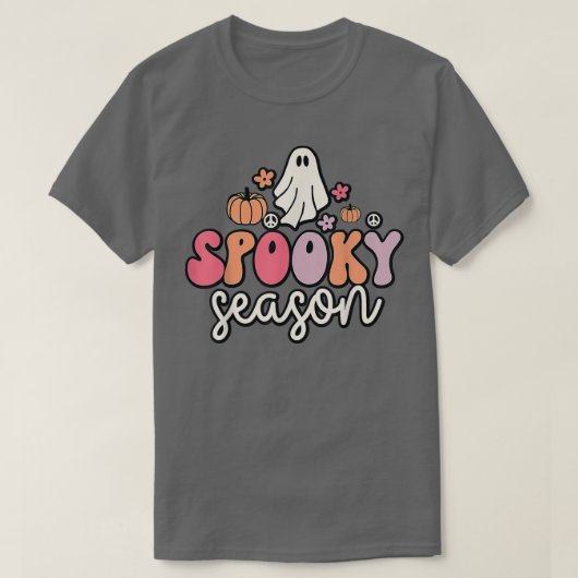 Groovy Ghost Spooky Season 866 T-shirt (Design voorkant)