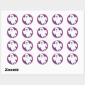 Groovy Ghost-Stickers Ronde Sticker (Vel)