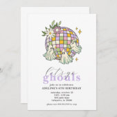 Groovy Ghosts Let's Go Ghouls Halloween Party (en) Kaart (Voorkant / Achterkant)