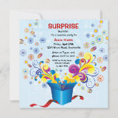 Groovy Gift Box Uitnodiging (Voorkant)