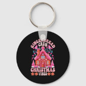 Groovy Gingerbread House Crew Nk Christmas Vibes P Sleutelhanger (Voorkant)