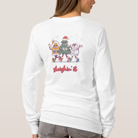 Groovy Gingerbread Huis & Vrienden T-shirt (Achterkant)