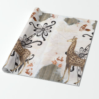 Groovy Giraffe Cadeaupapier