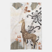 Groovy Giraffe Theedoek (Verticaal)