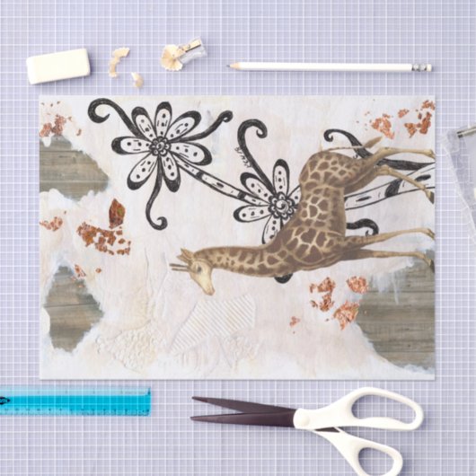 Groovy Giraffe Tissuepapier (Craft)