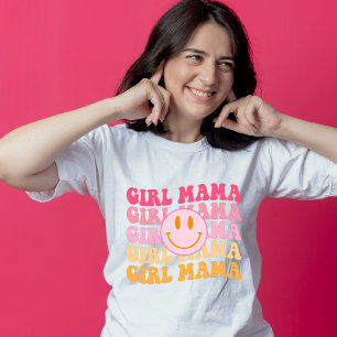 groovy Girl Mama, dat past bij mama en ik Retro T-shirt
