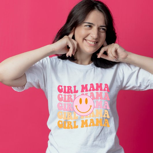 groovy Girl Mama, dat past bij mama en ik Retro T-shirt