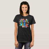 Groovy Girl Retro 70's Style Birthday Funky 1970 T-shirt (Voorkant volledig)