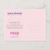 Groovy Girls Party Invitation Briefkaart (Achterkant)