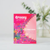Groovy Girls Party Invitation Briefkaart (Staand voorkant)