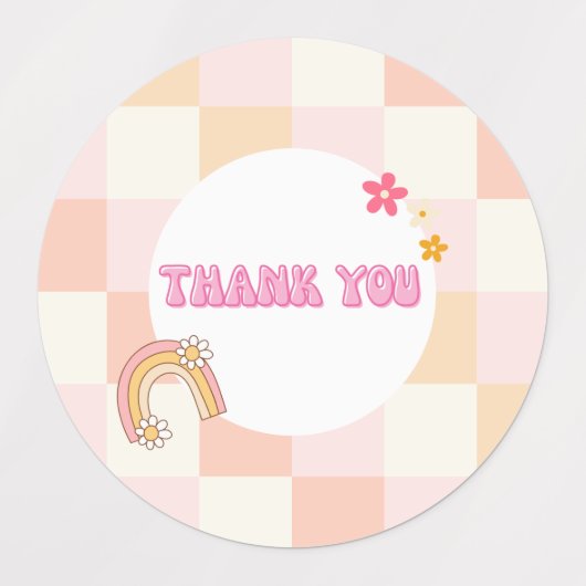 Groovy Girls Verjaardag Labels (Design 2)