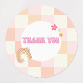 Groovy Girls Verjaardag Labels (Design 1)