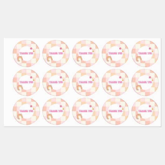 Groovy Girls Verjaardag Labels (Vel)