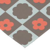 Groovy Girly Psychedelic Checkerboard, Y2K Korte Tafelloper (Hoek)